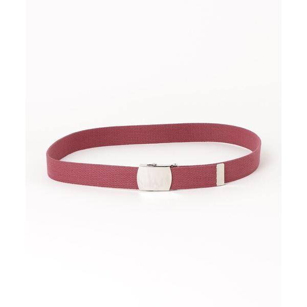 ベルト 「MADE IN USA」WEB  BELT - SILVER /ウェブ ベルト - シルバ...
