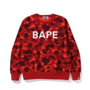 スウェット メンズ COLOR CAMO CRYSTAL STONE RELAXED FIT CREWNECK M｜zozo