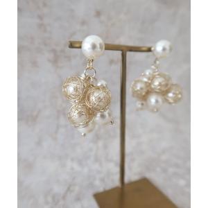 ピアス ルピナスパールピアス レディース