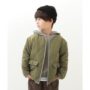 ノーカラージャケット アウター 洗える ノーカラー 中綿 キルティングジャケット キッズ 子供服 男の子 女の子