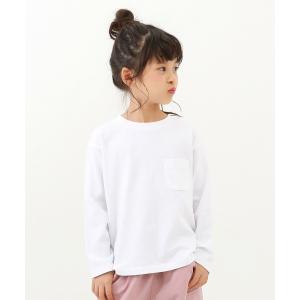 tシャツ 無地 ポケット付き クルーネック 長袖...の商品画像
