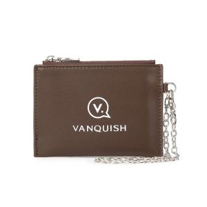 財布 メンズ 「VANQUISH/ヴァンキッシュ」スムースチェーンストラップ財布｜zozo