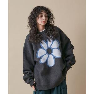 ニット re_k by JUNRED / デイジージャガードニットブルオーバー