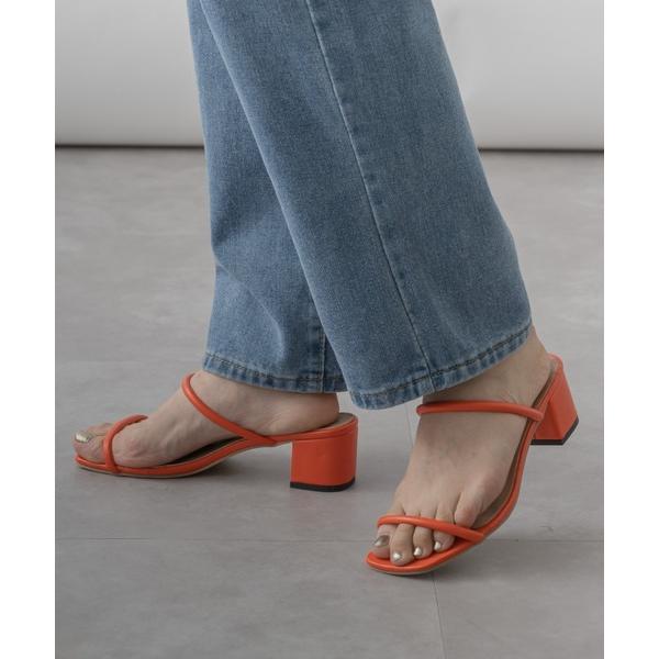 サンダル ストラップミュールサンダル レディース