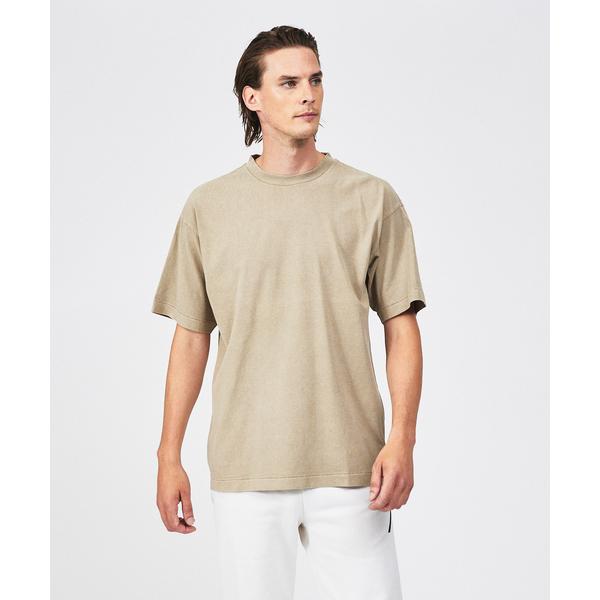 tシャツ 「5/」ウォッシュド コットンTシャツ メンズ
