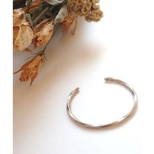 バングル 「MANANAS 」マナナス/ Twisted Bangle(Slim) メンズ レディース
