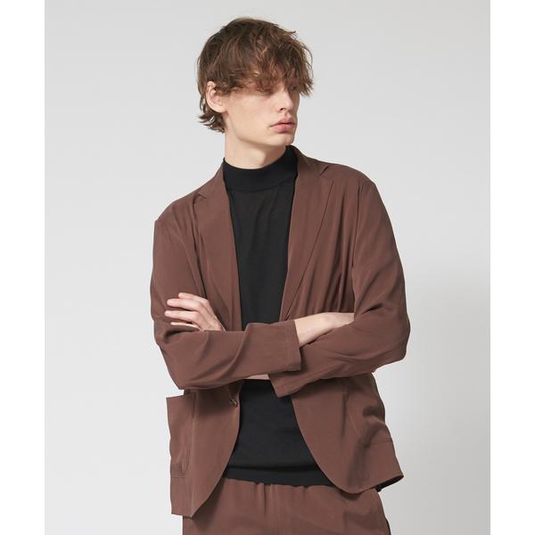 ジャケット テーラードジャケット 「セットアップ対応」シルクツイルストレッチジャケット メンズ