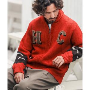 HOUSTON（ヒューストン） カーディガン カウチンニット カーディガン