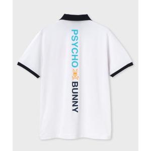 ポロシャツ [GOLF] PBバックロゴプリント ポロシャツ