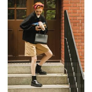 ハーフパンツ チノパン 短パン 「クイックドライ」タック入り ハイウエストチノショートパンツ レディース