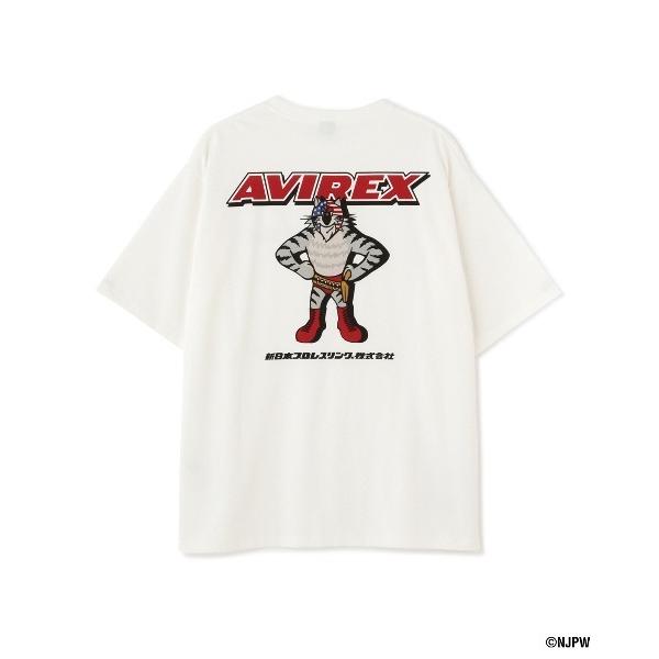 メンズ tシャツ Tシャツ 「新日本プロレス × AVIREX」半袖 マスクマン Tシャツ / S/...