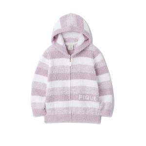 パジャマ 「KIDS」べビモコメランジボーダーパーカ キッズ 子供 男の子 女の子