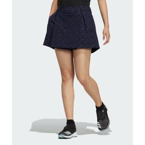 パンツ エンボスプリント キュロットパンツ
