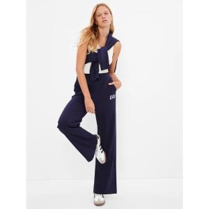 GAPロゴ ワイド スウェットパンツ レディース