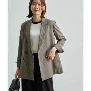 ジャケット テーラードジャケット セットアップ対応/ガンクラブチェックジャケット