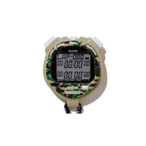 スポーツ BAPE X SEIKO ABC CAMO STOP WATCH M