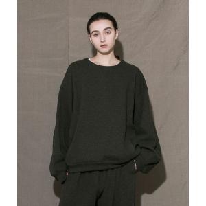 メンズ ニット 「my beautiful landlet」RECYCLED MELANGE WOOL KNIT SWITCHING PULLOVER｜zozo