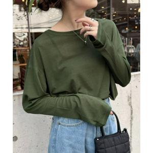 tシャツ Tシャツ サイドスリットシアートップス