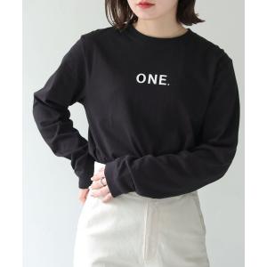 レディース tシャツ Tシャツ 「shemoshelly」WEB限定 ナンバリング長袖ロゴロンT 新色追加｜zozo