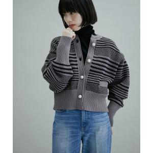 カーディガン 【WEB限定(一部店舗展開あり)】パターンニットカーディガン