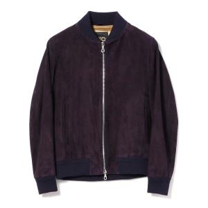 【美品】CINQUANTA スエードシングルライダース 定価17万 BEAMS F（ビームスF）【別注】CINQUANTA / スエード スタンド