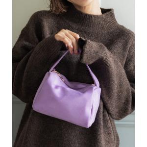 バッグ ハンドバッグ フェイクスウェードワンハンドルバッグ