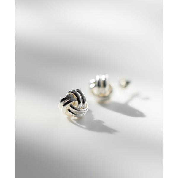 ピアス 「ieLS」SV925 シルバー ノットピアス メンズ レディース