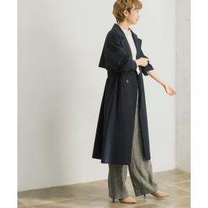トレンチコート コート ウエストドロストトレンチコート レディース
