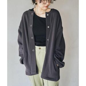 カーディガン USAコットン裏起毛スウェットミディアム丈カーディガン#（WEB限定カラー）