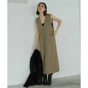 ワンピース ノースリーブフラップワンピース「オンラインストア限定商品」 レディース