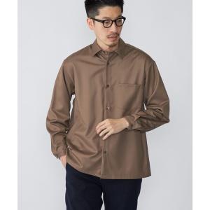 シャツ ブラウス SHIPS:〈ウォッシャブル〉T/W デニムライク