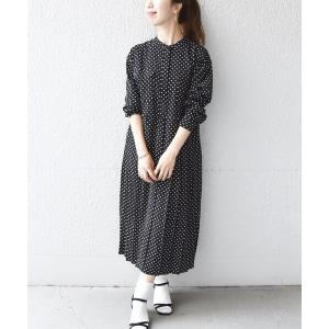 ワンピース シャツワンピース 「WEB限定」SHIPS any:「ウォッシャブル」ジョーゼット プリーツ ロングスリーブ ポケット シャツ ワンピース
