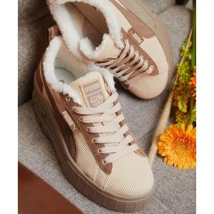 スニーカー PUMA MAYZE WEDGE WOMENSNS CORDUROY ATMOS / プーマ メイズ ウェッジ ウィメンズ コーデュロイ