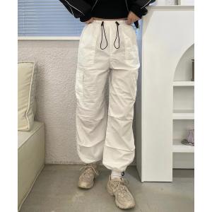 パンツ カーゴパンツ バルーンシルエット イージー カーゴパンツ