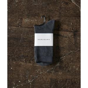 靴下 メンズ HARUSAKU CC : RIB Color socks/メンズ リブ カラーソックス 1足｜zozo