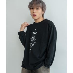 tシャツ Tシャツ メンズ ビッグシルエット タトゥーデザイン プリントTシャツ ロンT 長袖｜ZOZOTOWN Yahoo!店