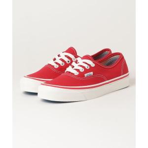 メンズ スニーカー VANS ヴァンズ AUTHENTIC 44 DECK DX オーセンティック44デッキDX VN0A5JMQRED RED｜zozo