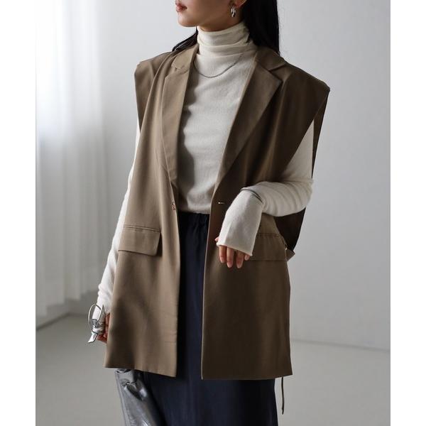 ニット セーター フィンガーホール タートルニット レディース