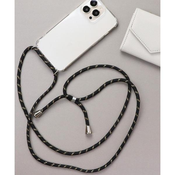 スマホケース パラコード付き クリア iPhoneケース