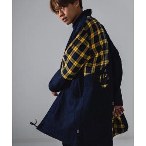 メンズ コート モッズコート EXAMPLE E-51 DENIM MOD COAT｜zozo