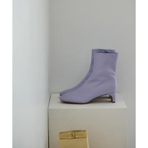 ブーツ ストレッチミドルブーツ