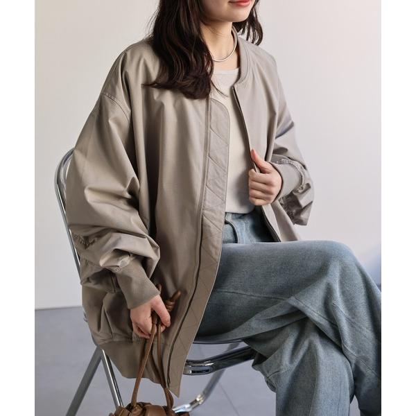 ma1 ma-1 ボリュームスリーブMA-1ブルゾン レディース