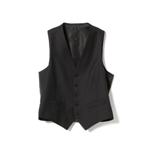 ベスト ジレ BEAMS F / CARLO BARBERA フォーマル 5ボタンジレ メンズ