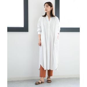 ワンピース LB.04/ドビーストライプスキッパーワンピース