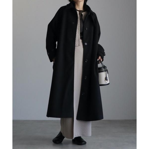 ステンカラーコート コート ステンカラーコート/スタンドカラーロングコート レディース