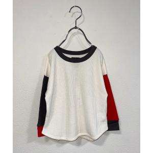 tシャツ ワッフルロンT（80〜150cm） キッズ 子供服 男の子 女の子