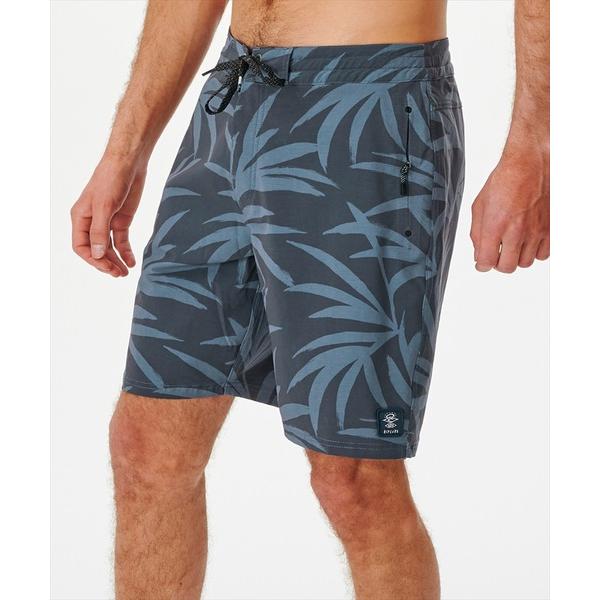 水着 「RIPCURL（リップカール）」メンズボードショーツ/水陸両用総柄ストレッチサーフトランクス...