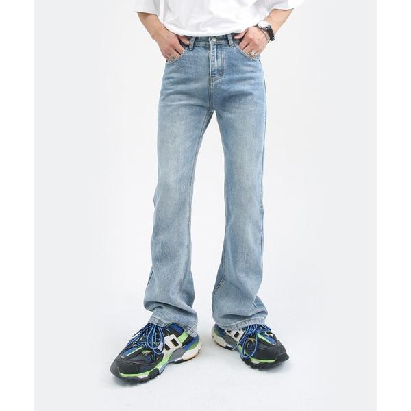 ジーンズ Lazy Tokyo シンプルフレアデニム メンズ レディース