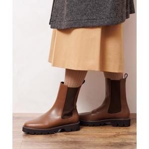 ブーツ 】サイドゴアトラックソールブーツ【WEB限定カラーあり/621406