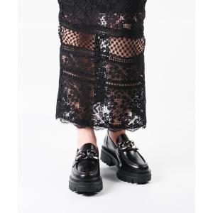 ローファー 厚底チェーンローファー/BONTRE 20851-WA レディース